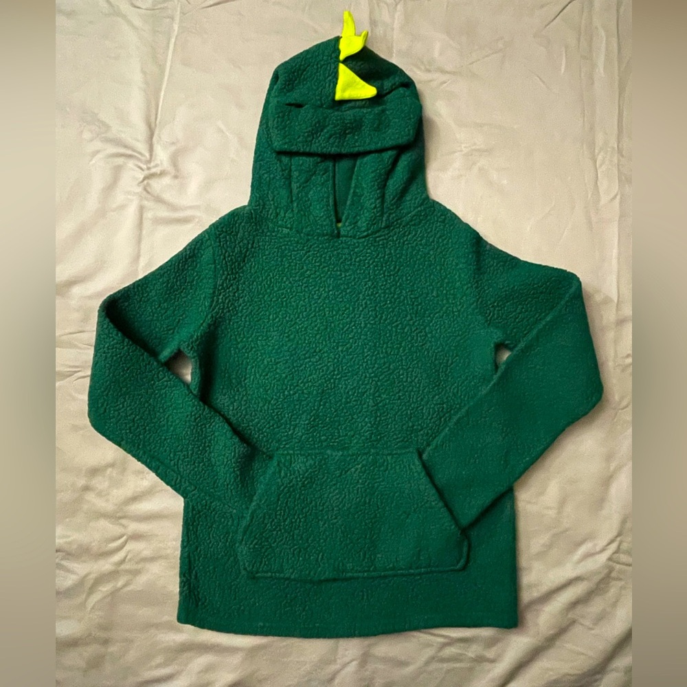 Boys Dino Fleece Hoodie, size Lg